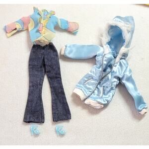 Barbie Size Y2K Clothes Top Jeans Coat My Scene Fashionista 1:6 Scale TLC